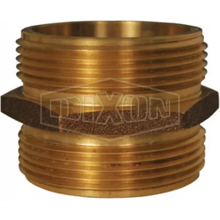 DMH1010 - Double Male Hex Nipple Brass