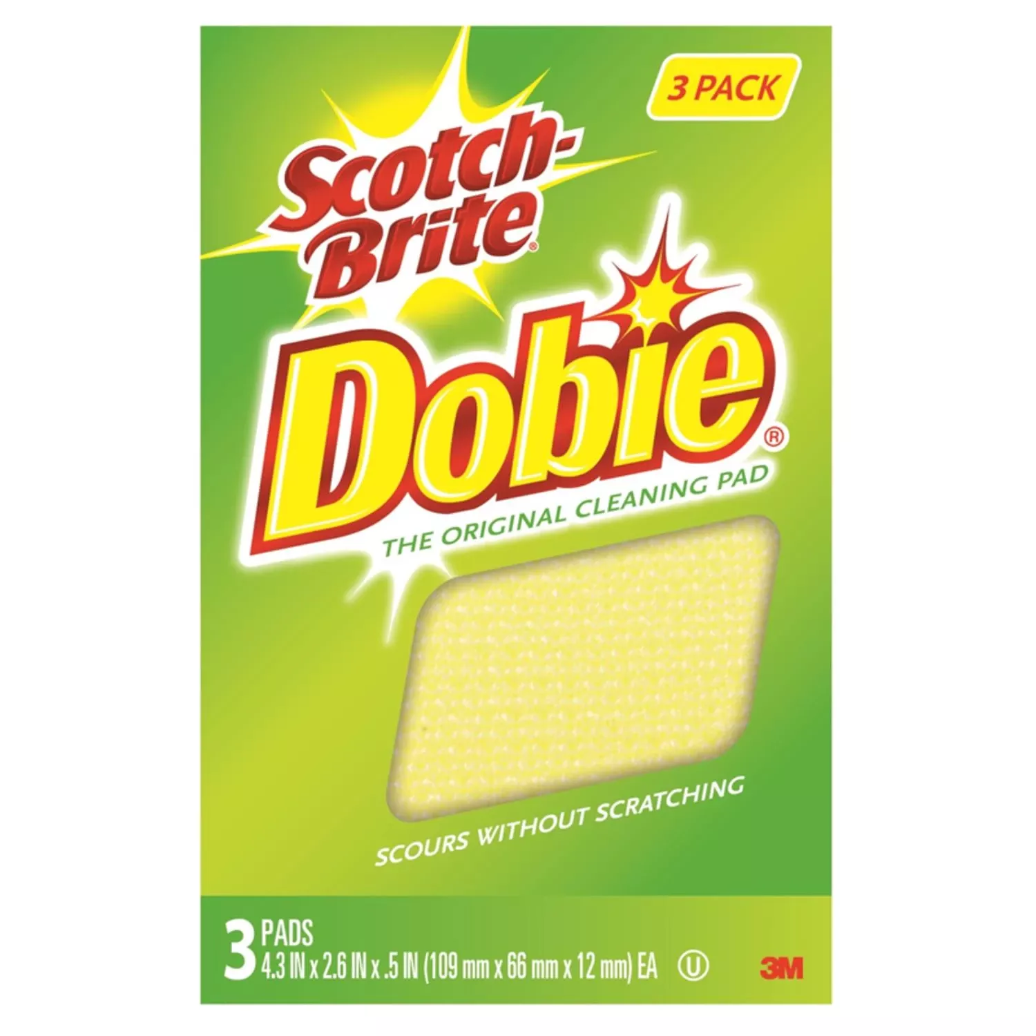 Dobie All-purpose Cleaning Pad, 3-pk.