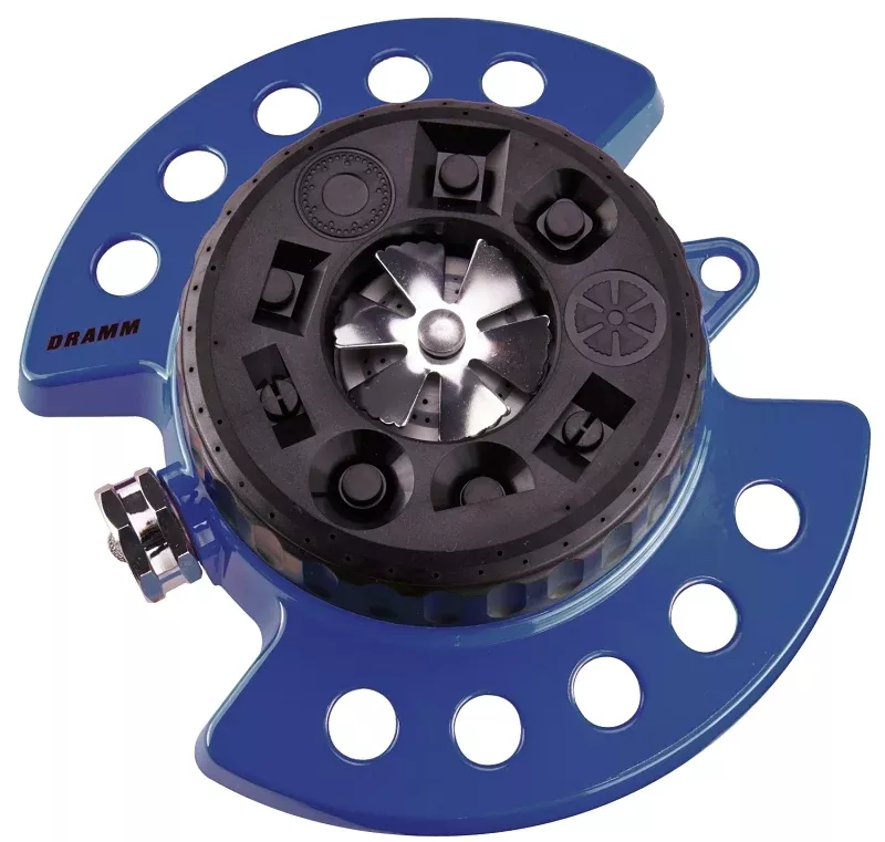 Dramm 50-15025 Turret Sprinkler, Blue, Metal