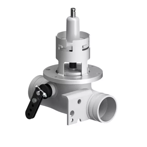 EV46534ALB -3" Flat Seat Aluminum Emergency Valve – Manual – Tee