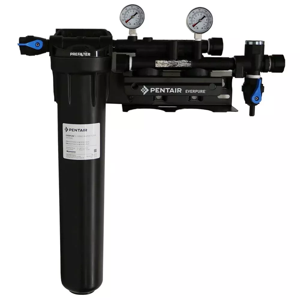Everpure EV9293-22 Coldrink/Insurice Twin Manifold with 20" Prefilter