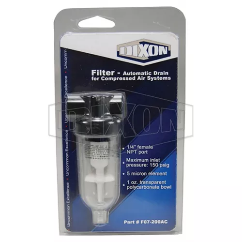 F07-200AC - F07 Series 1 FRLs Carded Miniature Filter