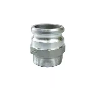 F600SS - 6"Part F Male Adapter x Male Thread Cam and Groove Coupling SS