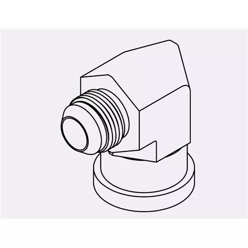 FG6892-16-24 - 16MJ-24FL Forged Body Style JIC to Flange Elbow 90°-Code62