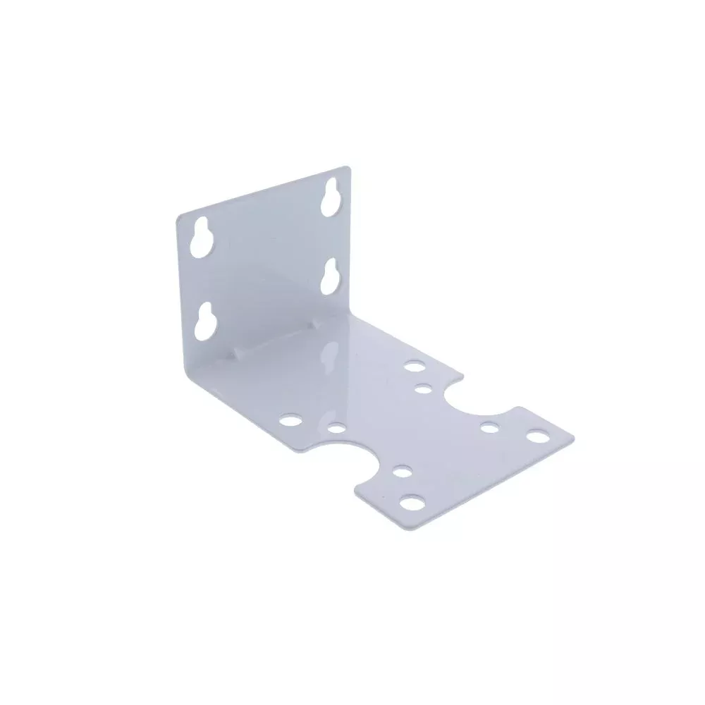 Filter Mounting Bracket for Standard and Slim Line Housings- White metal L-Shaped for 3/4" Caps w/ Mounting Bosses (MB)