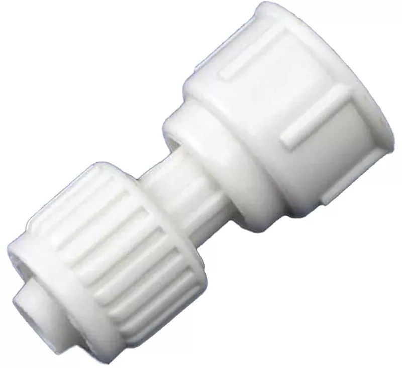 Flair-It 16865 Tube Adapter, 1/2 x 7/8 in, PEX x Ballcock, PEX-A, PEX-B, Polyoxymethylene, White