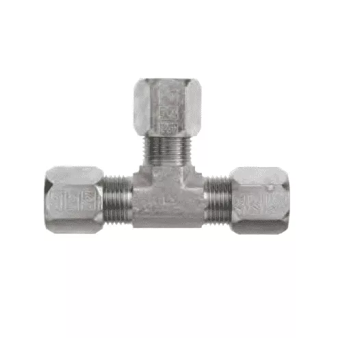 FLC2603-04 - Flareless Bite Male Tube Union Tee