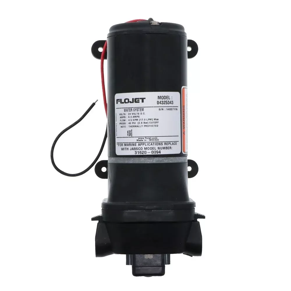Flojet Quad II 4325 Series Automatic Washdown Pump 4.5 gpm 40 psi