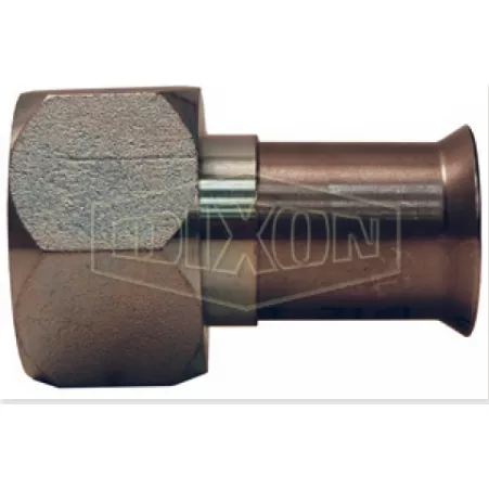 FMF1000 - Straight Female Weld End Metal Hose Fitting