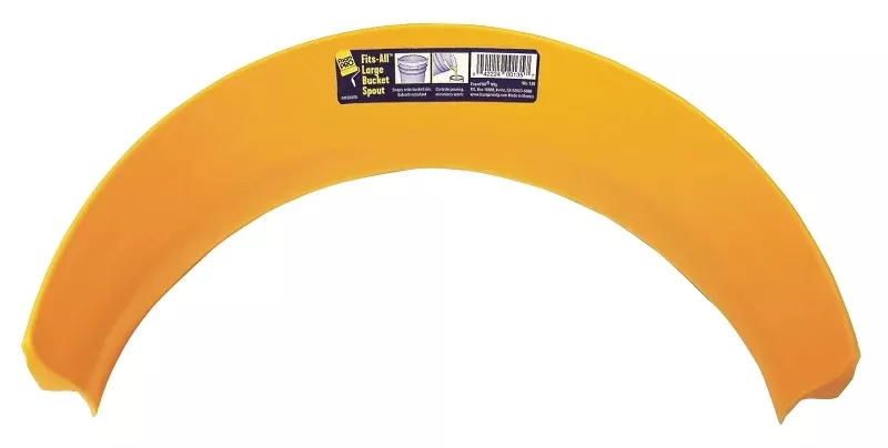 Foampro 135 Bucket Spout, Plastic, Yellow, For: 5 gal Bucket, Pack of 12