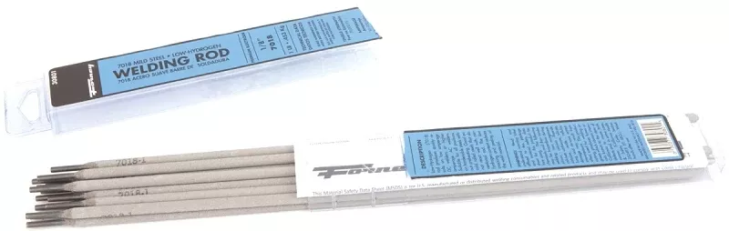 Forney 30801 Stick Electrode, 84000 psi Tensile Strength, Applicable Materials: Mild Steel, 1/8 in Dia, 14 in L