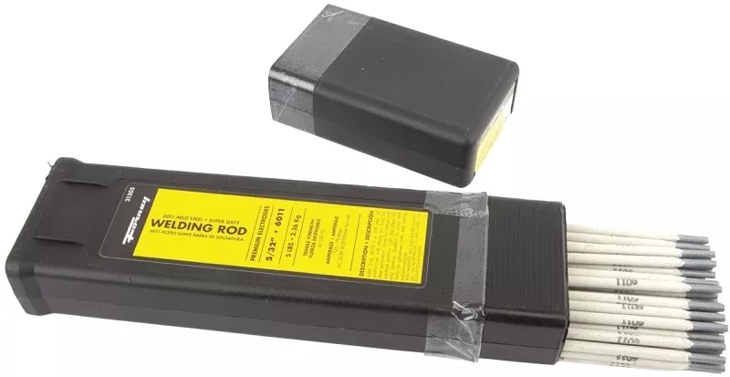 Forney 31305 Stick Electrode, 88000 psi Tensile Strength, Applicable Materials: Mild Steel, 5/32 in Dia, 14 in L