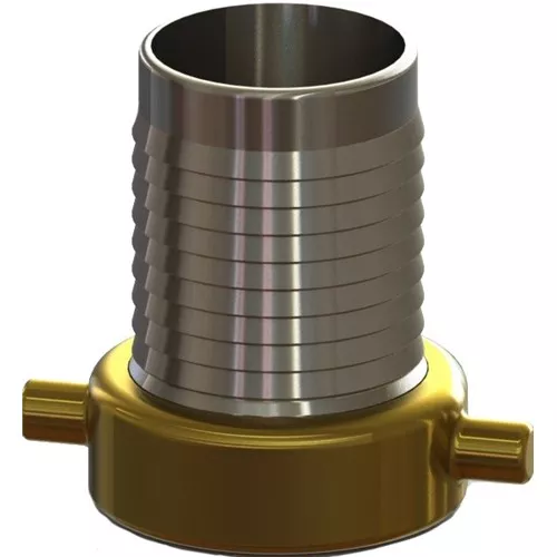 FSB-16 - 4" Female Shank Plated Steel Shnk/Br Nut
