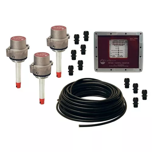 FT2803 - FloTech Checkmate Overfill Detection Black and White, 2-Wire System - Top Detection Only