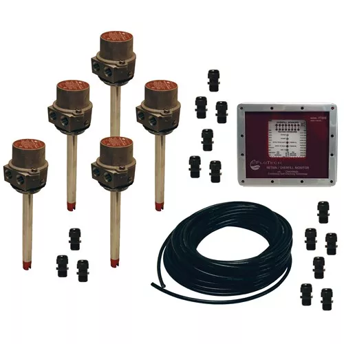 FT2805-12 - FloTech Checkmate Overfill Detection Black and White, 2-Wire System - Top Detection Only