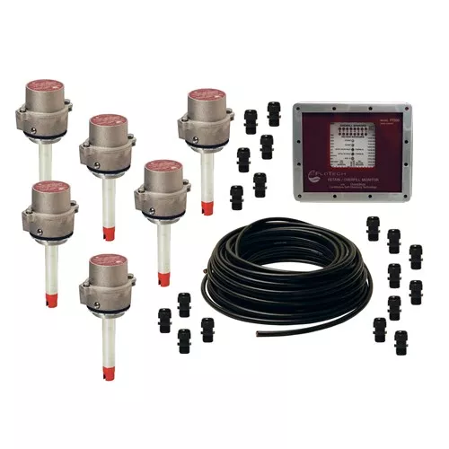 FT2806 - FloTech Checkmate Overfill Detection Black and White, 2-Wire System - Top Detection Only