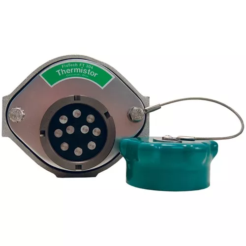 FT304 - Single Thermistor Socket with Aluminum Hardcoat J-Slot