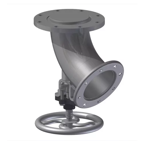 FV864MSM - 4" Flush Valve 60 Degree Flange