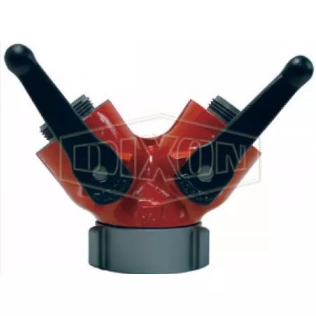 FWV25F15F - Forestry Grade Aluminum 1/4 Turn Ball Type Wye Valve