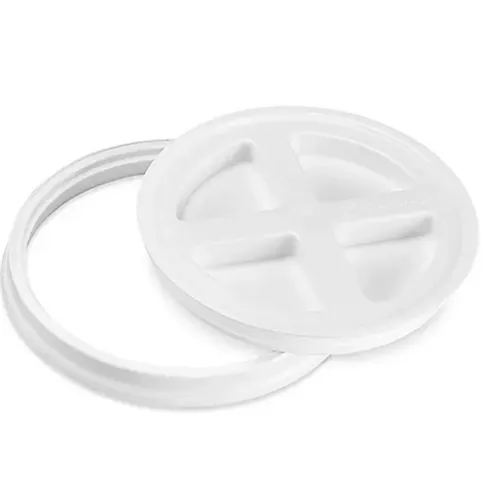 Gamma Seal Lid for 3.5, 5, 6, and 7 Gallon Plastic Pail - White