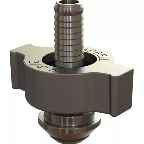 GJS-10 - 2-1/2" Viton Seal Hose Stem/Mach D/Iron