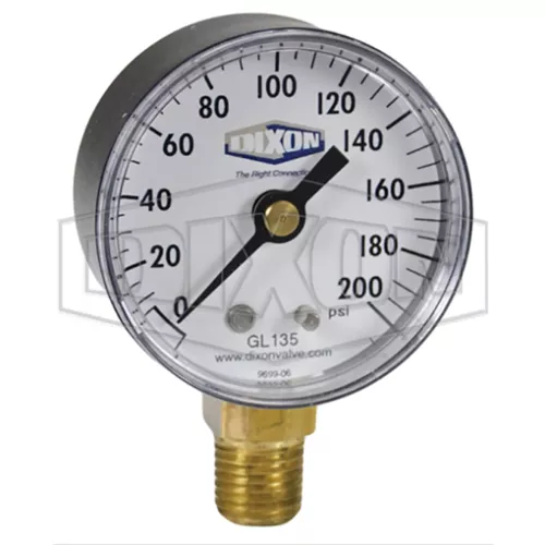 GL135 - ABS Standard Dry Lower Mount Gauge