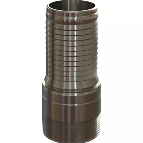 HASS-5 - 1-1/4" Stainless Threaded Combo Nipple