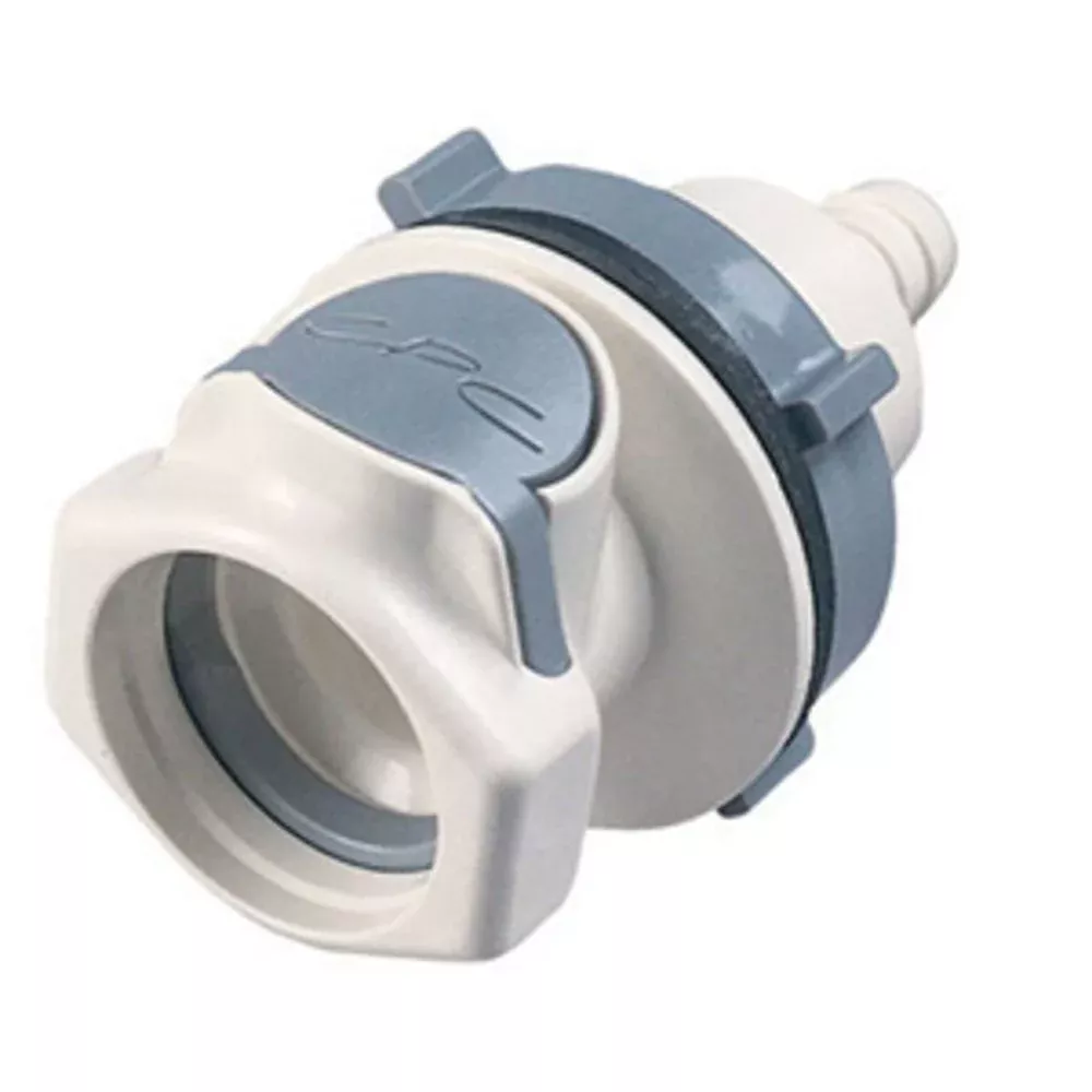 HFC16835 Panel Mount Hose Barb Coupling Body 1/2 ID Barb