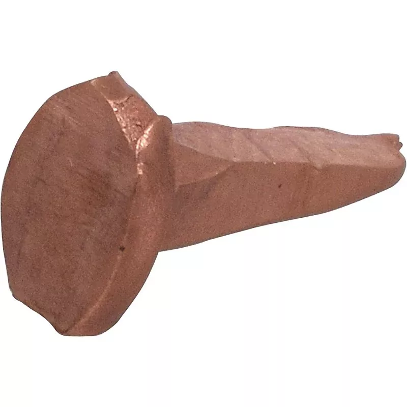Hillman 122616 Cut Tack, 5/8 in L, Steel, Copper, Sharp Point, Pack of 6