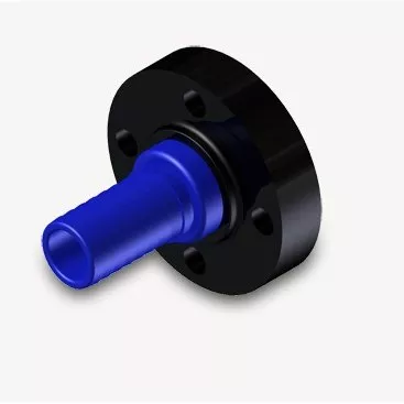 HS15FTBPY - Flanged Hose Barb 1-1/2 inch