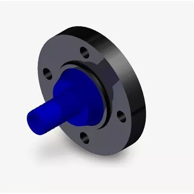 HS3X25FTBPY - Reducing Flanged Hose Barb 3 inch X 2-1/2 inch