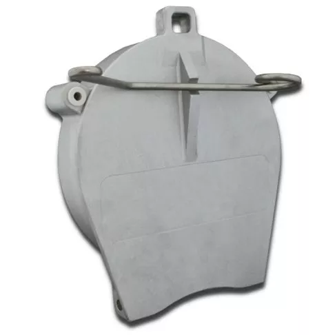 HTD-0600-AL - Hose Tube Door - 6" - Aluminum - Includes Latch Kit
