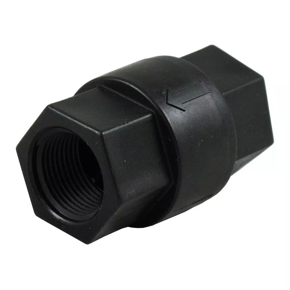 Inline Poppet Check Valve 687 Series PP 3/4" FPT - BUNA