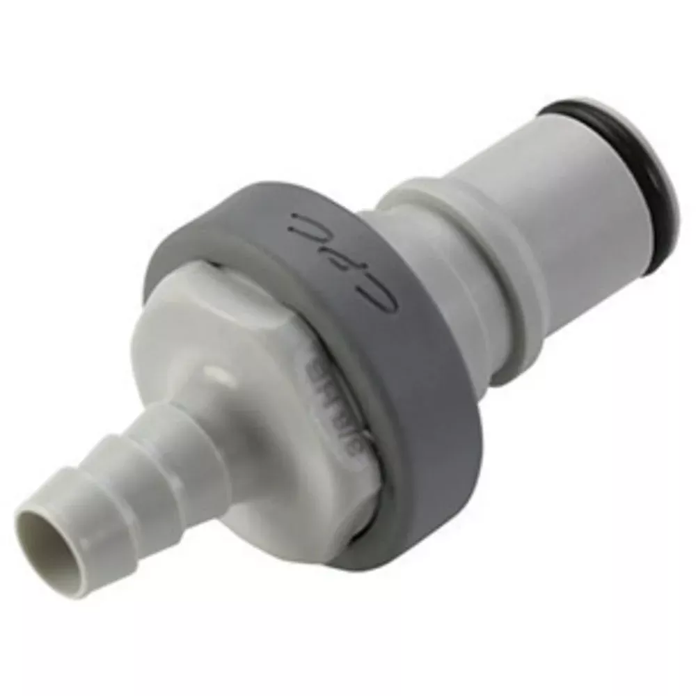 INS4DT2200600 Valved In-Line Hose Barb Coupling Insert 3/8 ID Barb