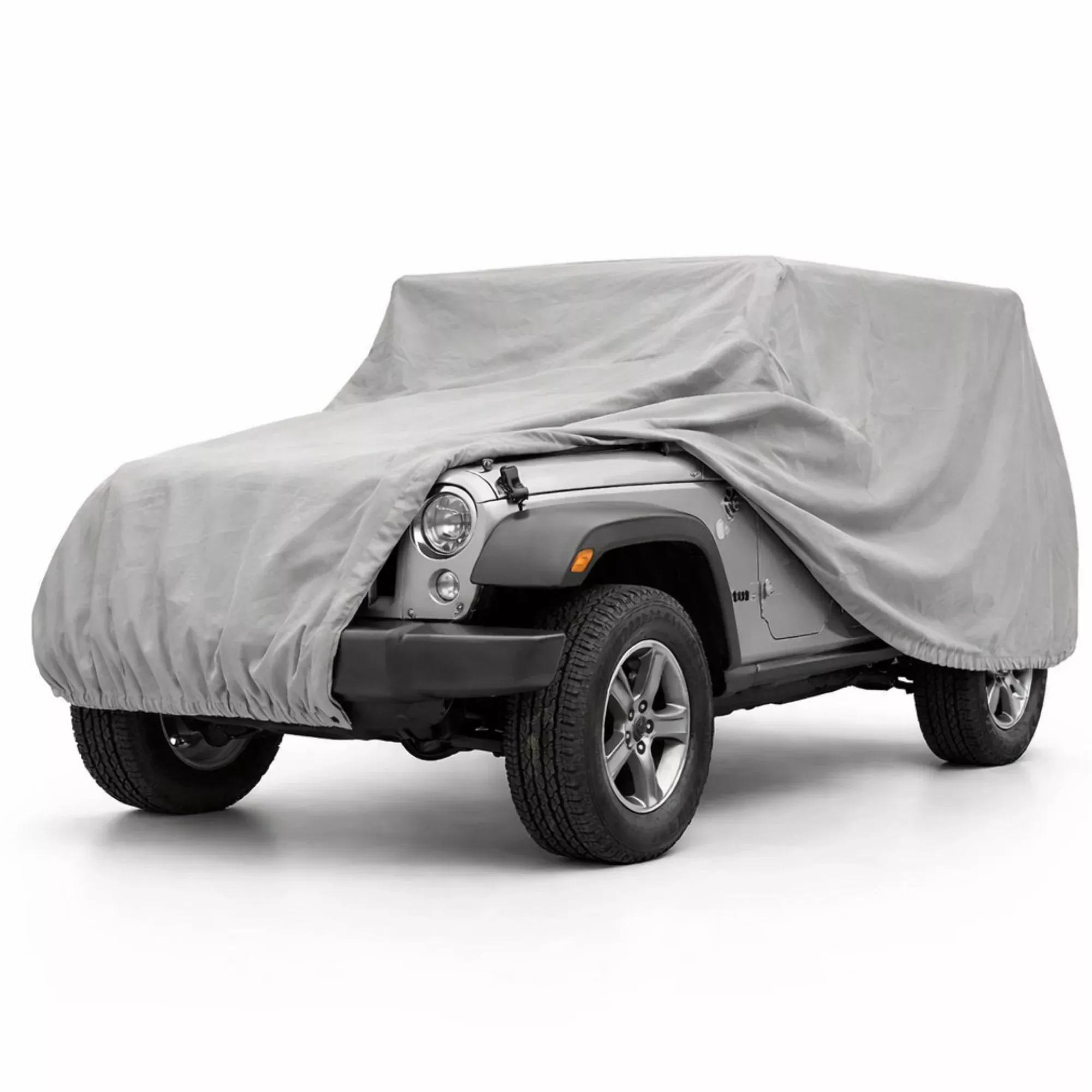 Jeep Cover fits 2007-2022 Jeep Wrangler | 2 Doors in Grey