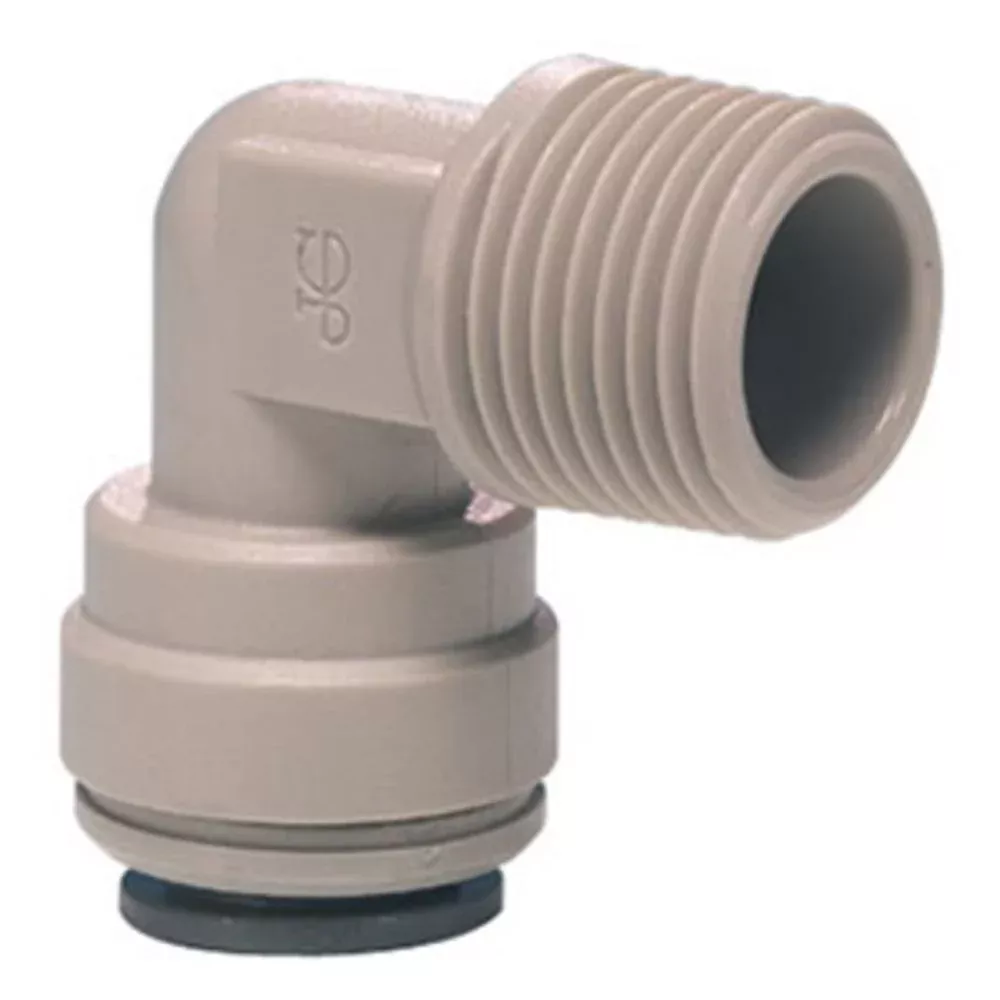 John Guest Fixed Elbow NPTF - 3/8 x 3/8NPTF