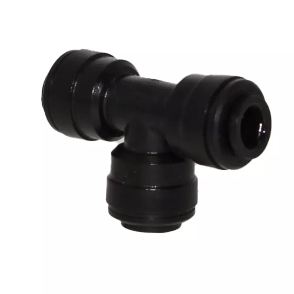 John Guest Union Tee BLACK ACETAL - 18mm