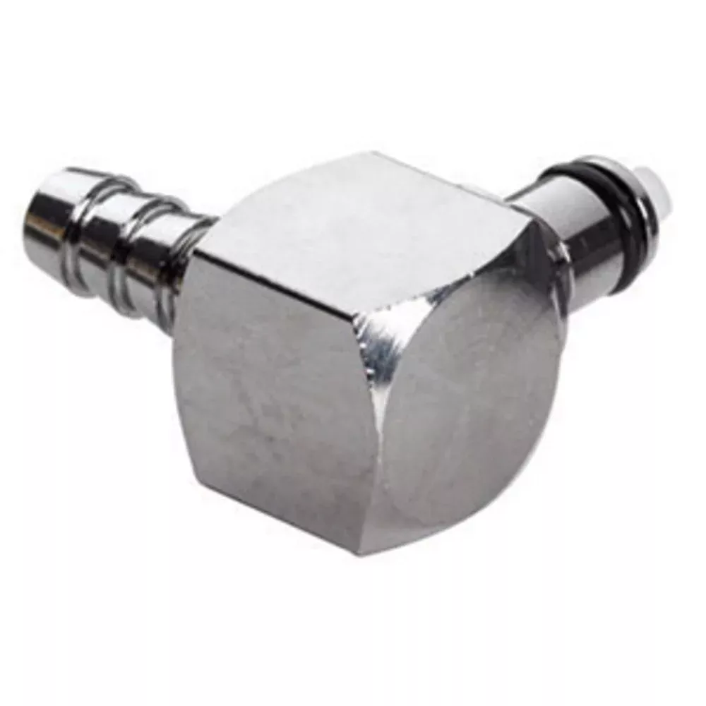 MCD2304 Elbow Hose Barb Valved Coupling Insert 1/4 ID Barb