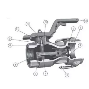 MD15D SEAL KIT-TEF - 1-1/2"Coupler Seal Kit Teflon