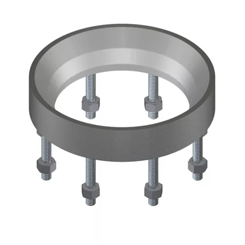 MP16914AL - 4" Aluminum Mounting Pad with Extended Studs