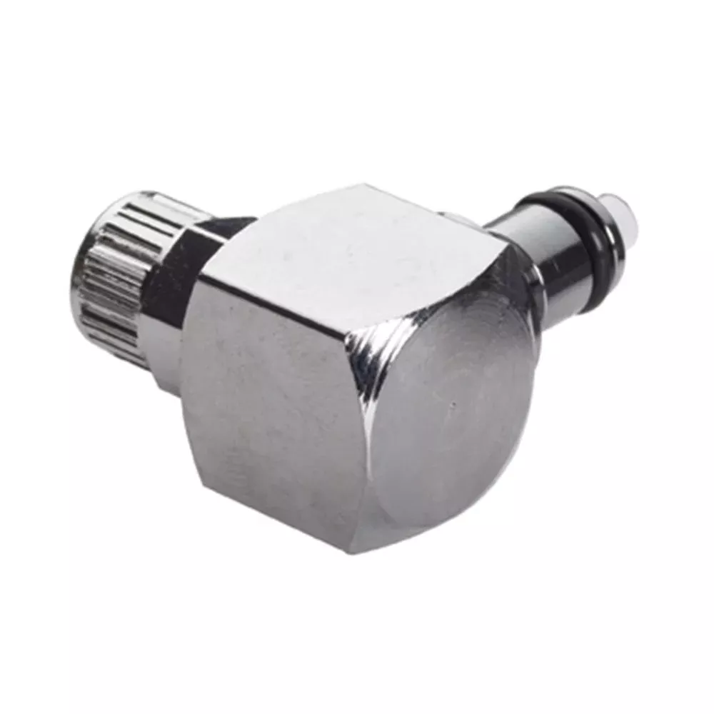 Multi-Mount Valved Elbow PTF Coupling Insert - 1/4 PTF Chrome