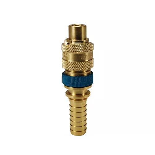 N4S6-B-LS - Dix-Lock N-Series Interchange Male End x Hose Barb Safety-Lock Plug