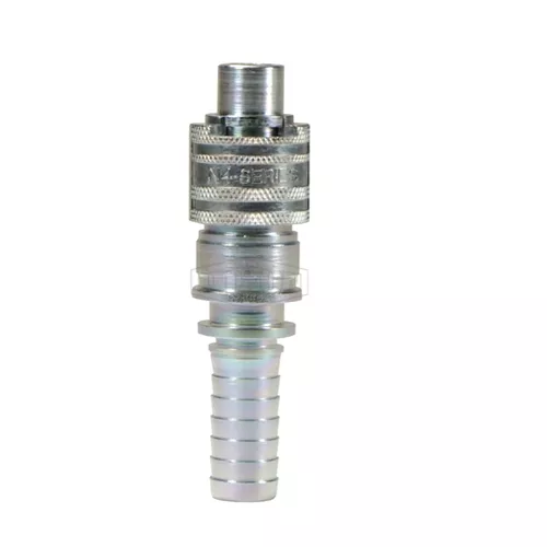 N4S6 - Dix-Lock N-Series Interchange Male End x Hose Barb Plug