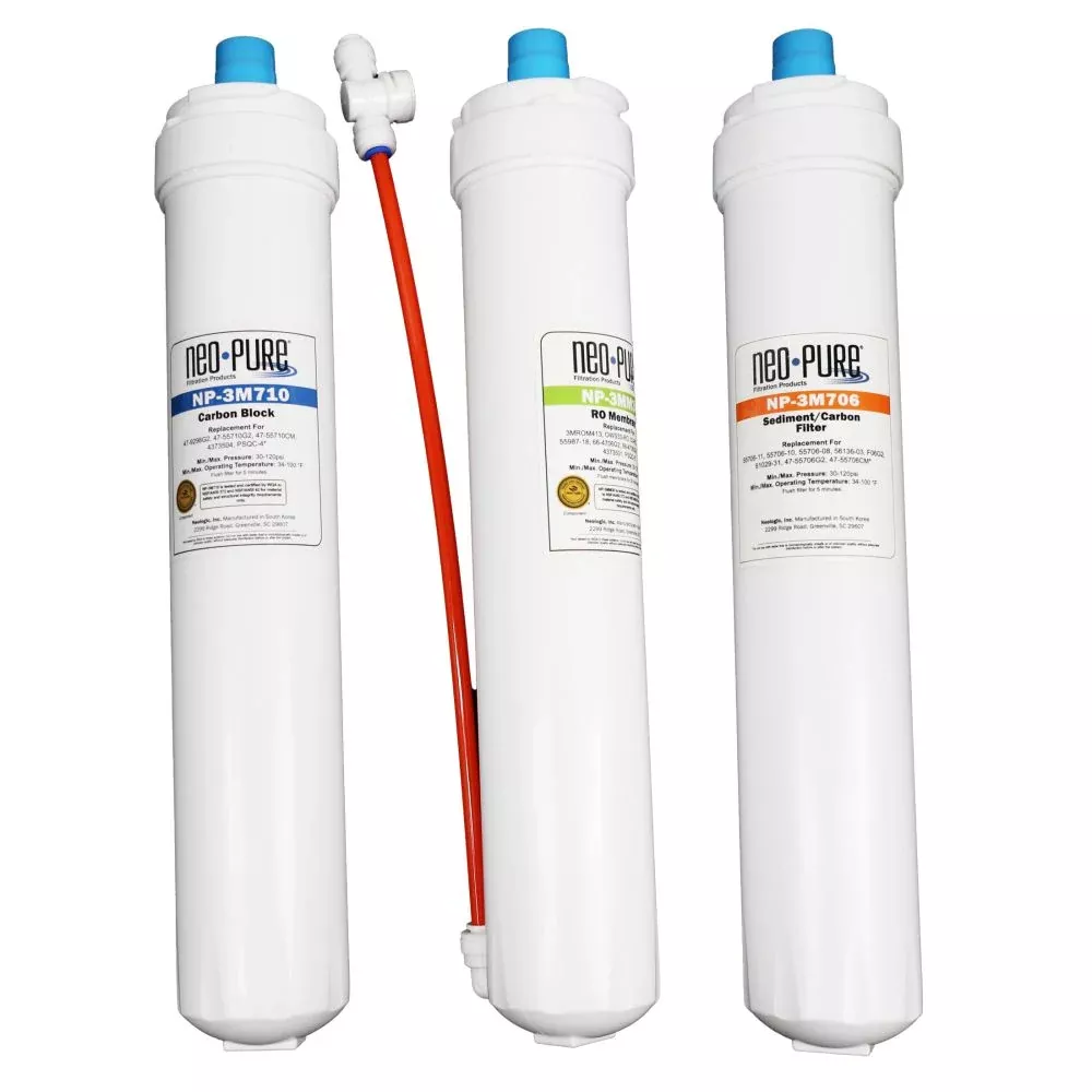Neo-Pure NP-SQC3 SQC Compatible Replacement Water Filter Kit