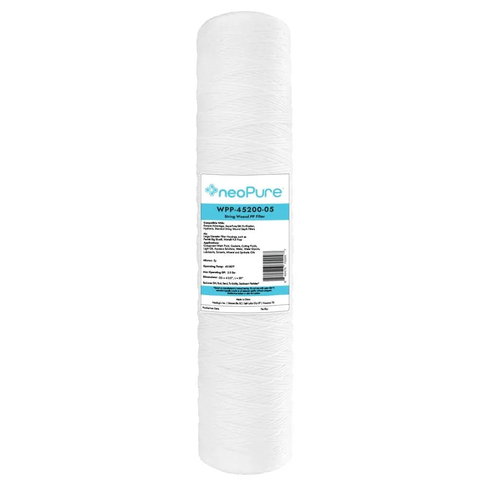 Neo-Pure WPP-45200-05 20" Surfactant Free BB String Wound Filter 5 Micron