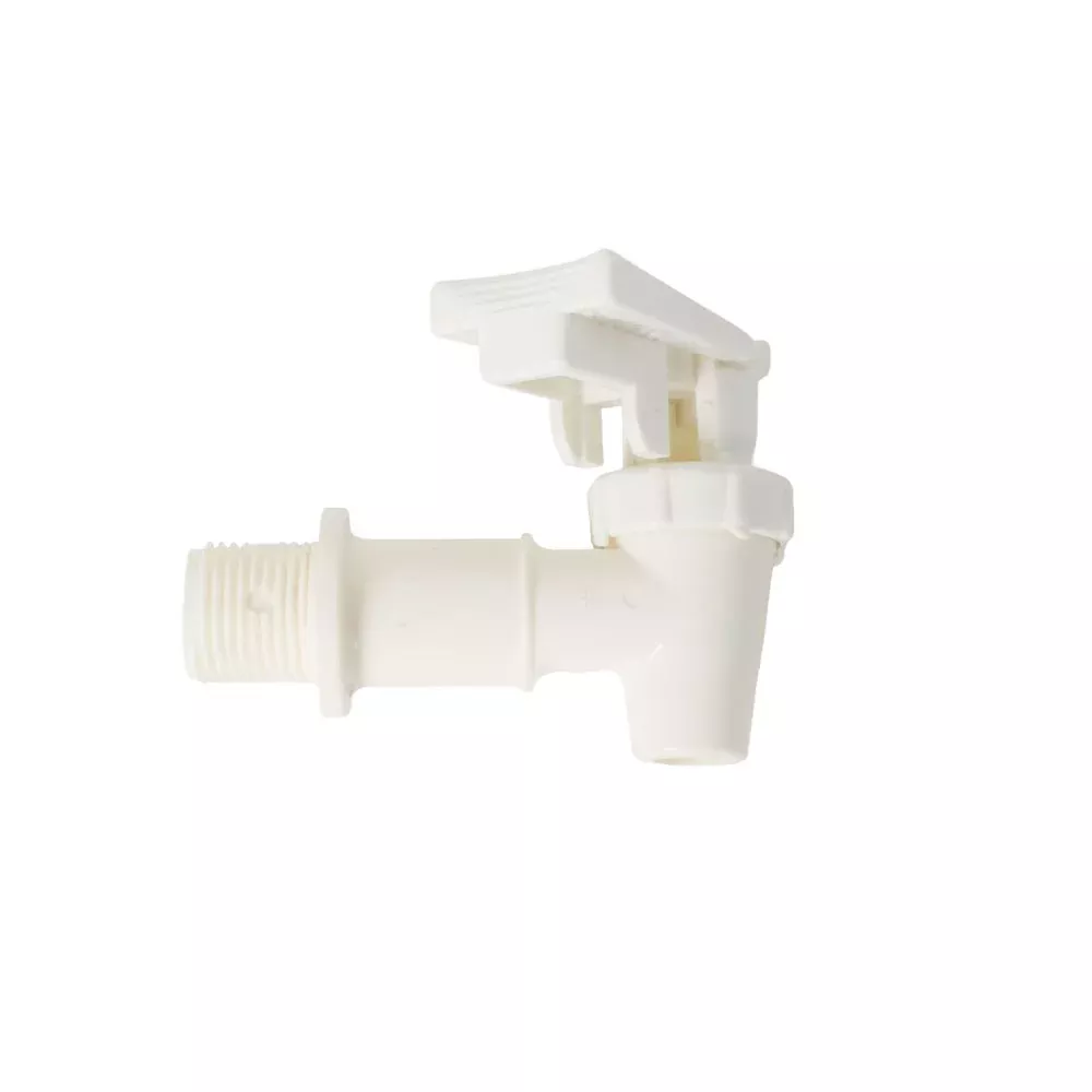 Oasis White Water Cooler Faucet Belled With Male Threads