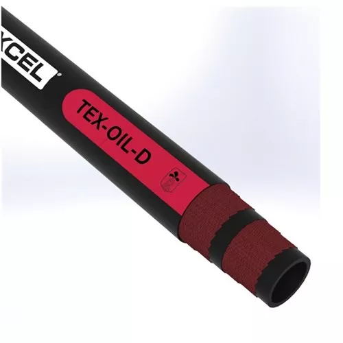 OIL-D-1.5-100 - Soft-wall discharge hose designed for use on trucks, docks and barges.