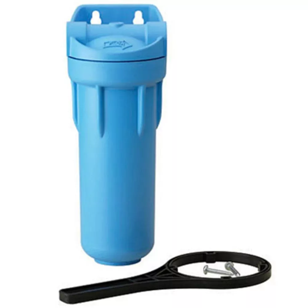 Omnifilter OB1 10" 3G Standard Filter Housing Blue/Blue IB w/ PR - 3/4" FPT