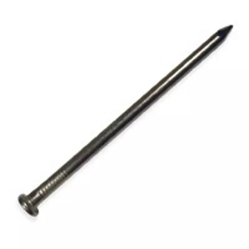 Orgill Bulk Nails 0053282 Common Spike, Carbon Steel, Bright, Flat Head, Round Shank, 50 lb