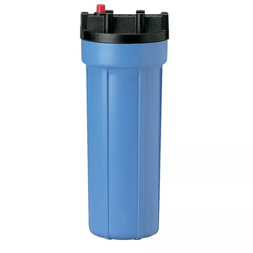 Pentek 10" Slim Line Water Filter Housing Black/Blue w/ PR
